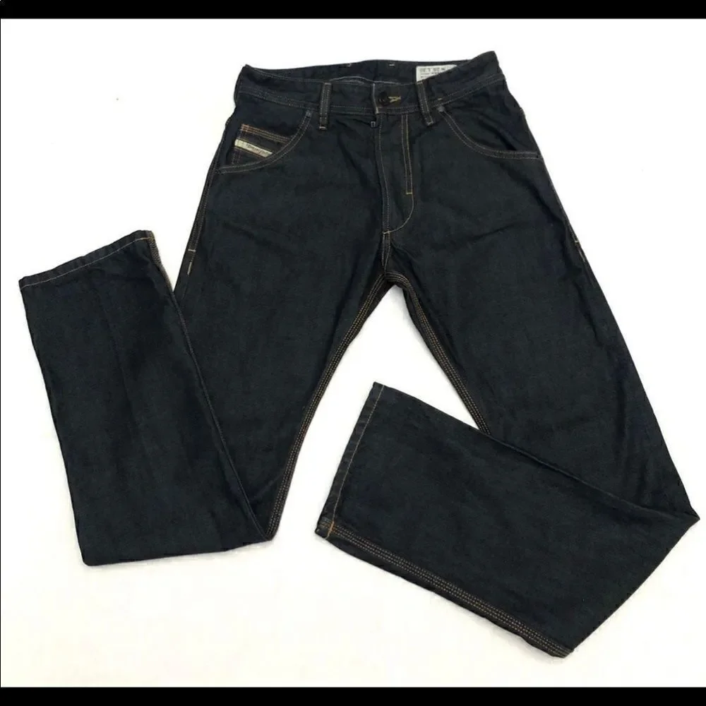 Diesel Italy krooley men’s regular slim carrot jeans size 26X30